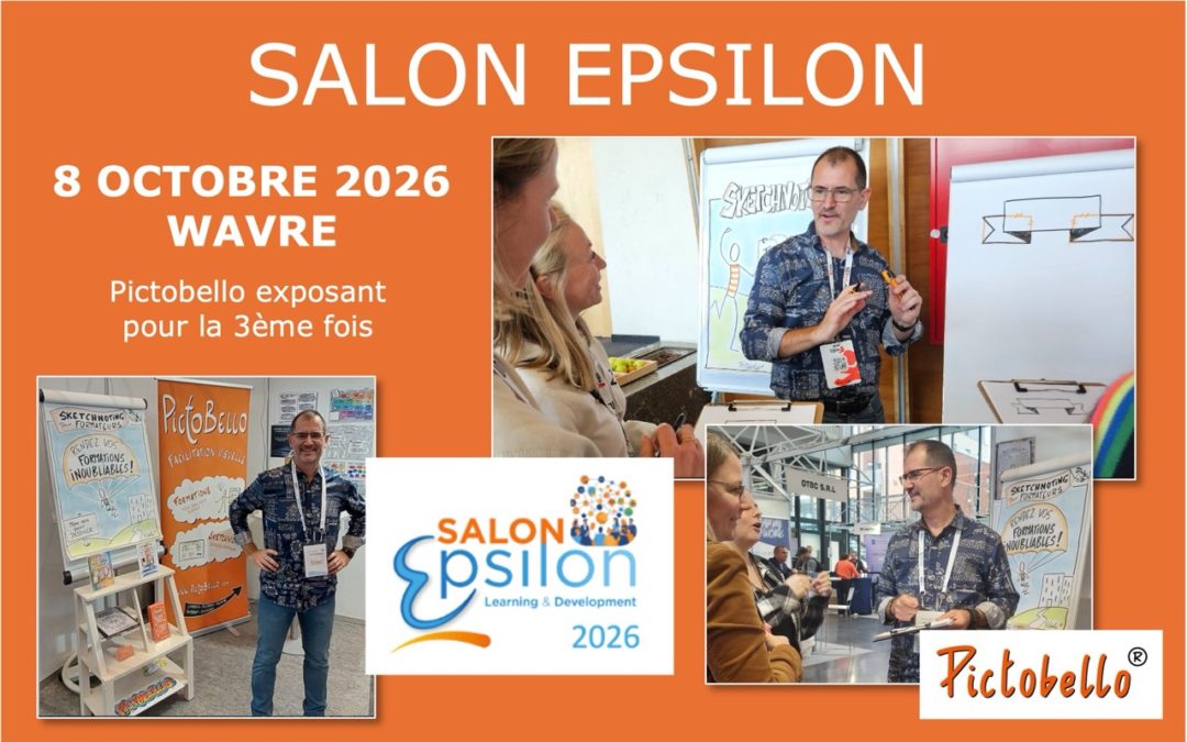 Pictobello au Salon Epsilon 2026 à Wavre – sketchnoting pour formateurs